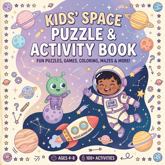 Space Explorers: Math & Logic Puzzles Cover